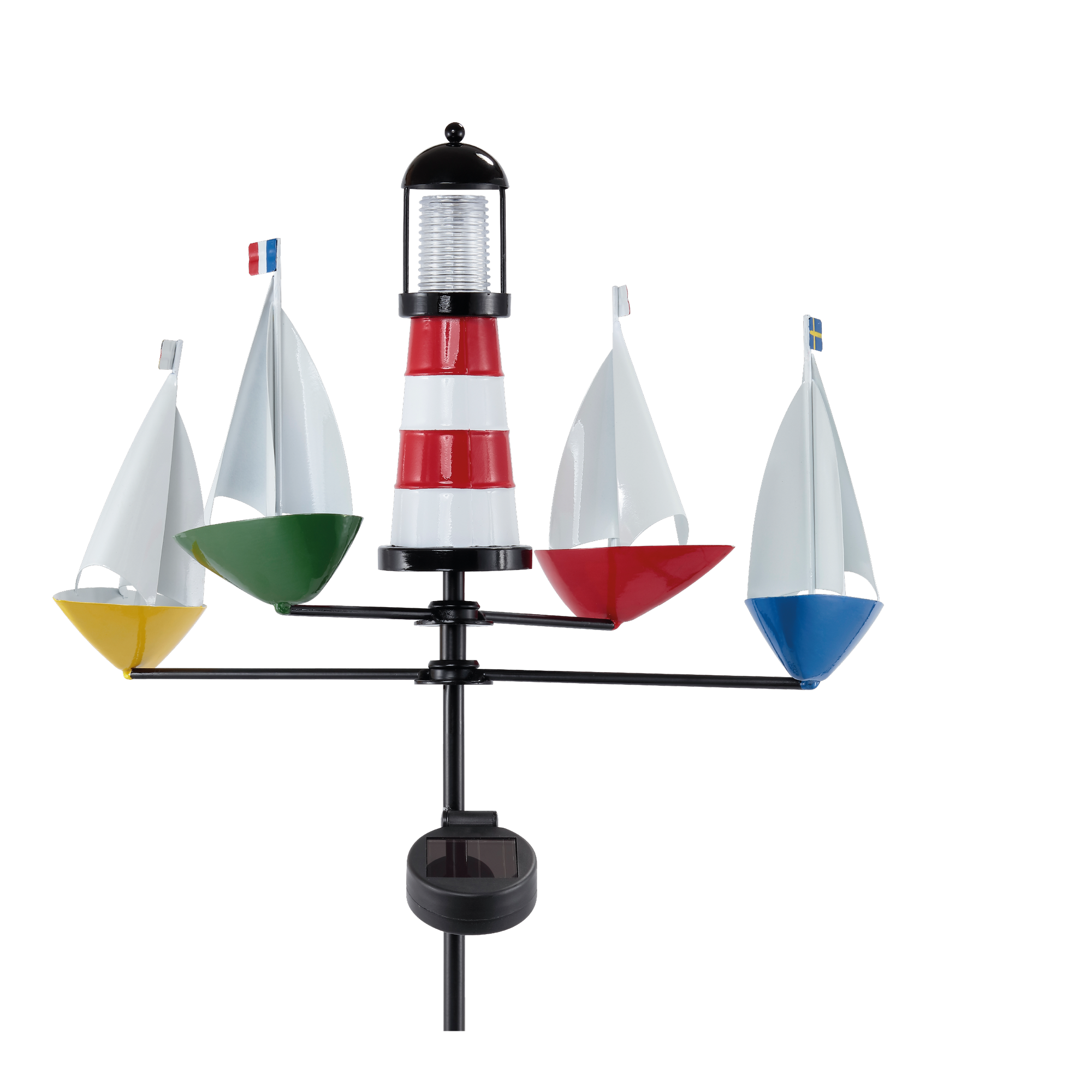 Solar Dekolicht 'Boote' mehrfarbig 40 x 100 cm