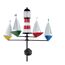 Solar Dekolicht 'Boote' mehrfarbig 40 x 100 cm