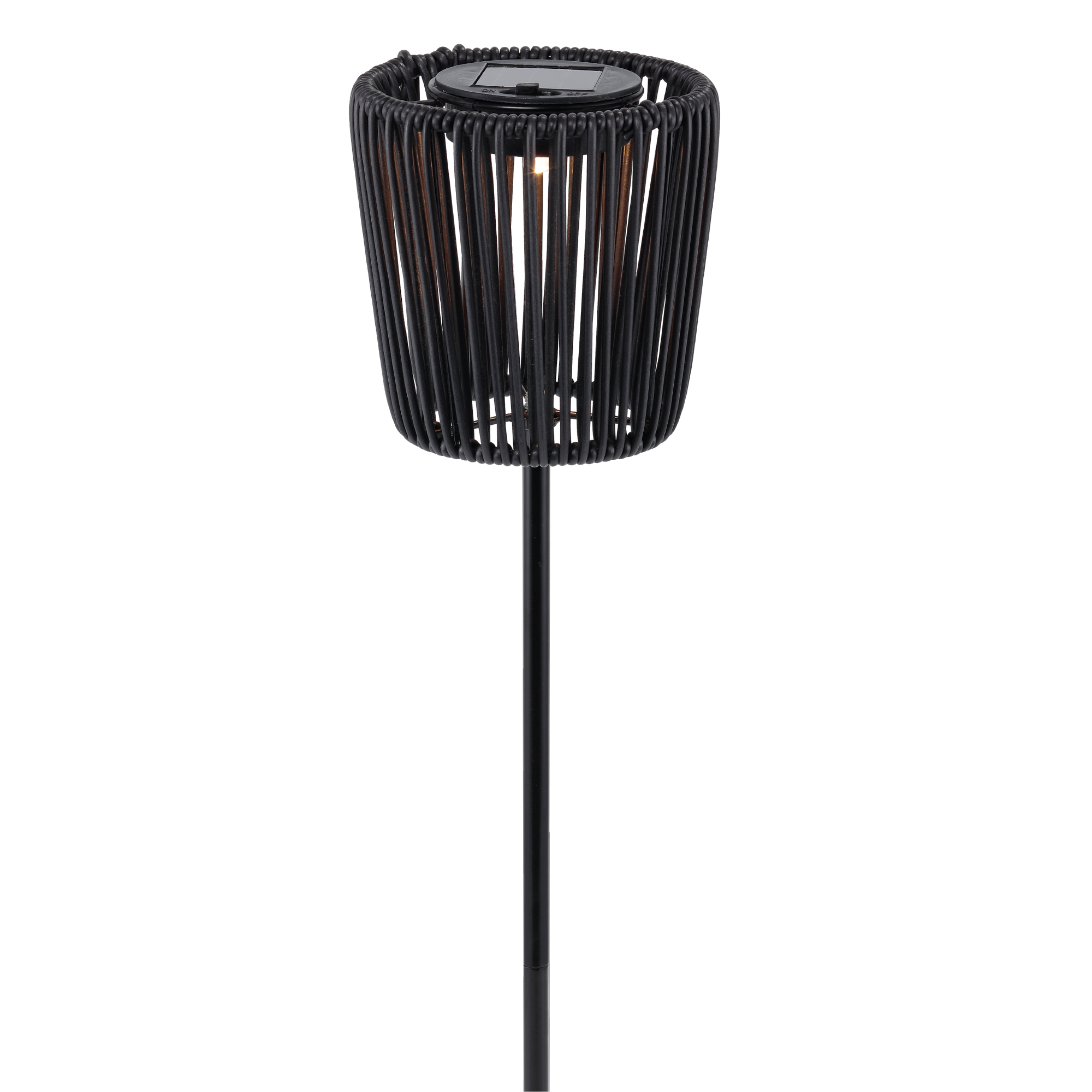 Solar Dekolicht schwarz Ø 12 x 52 cm