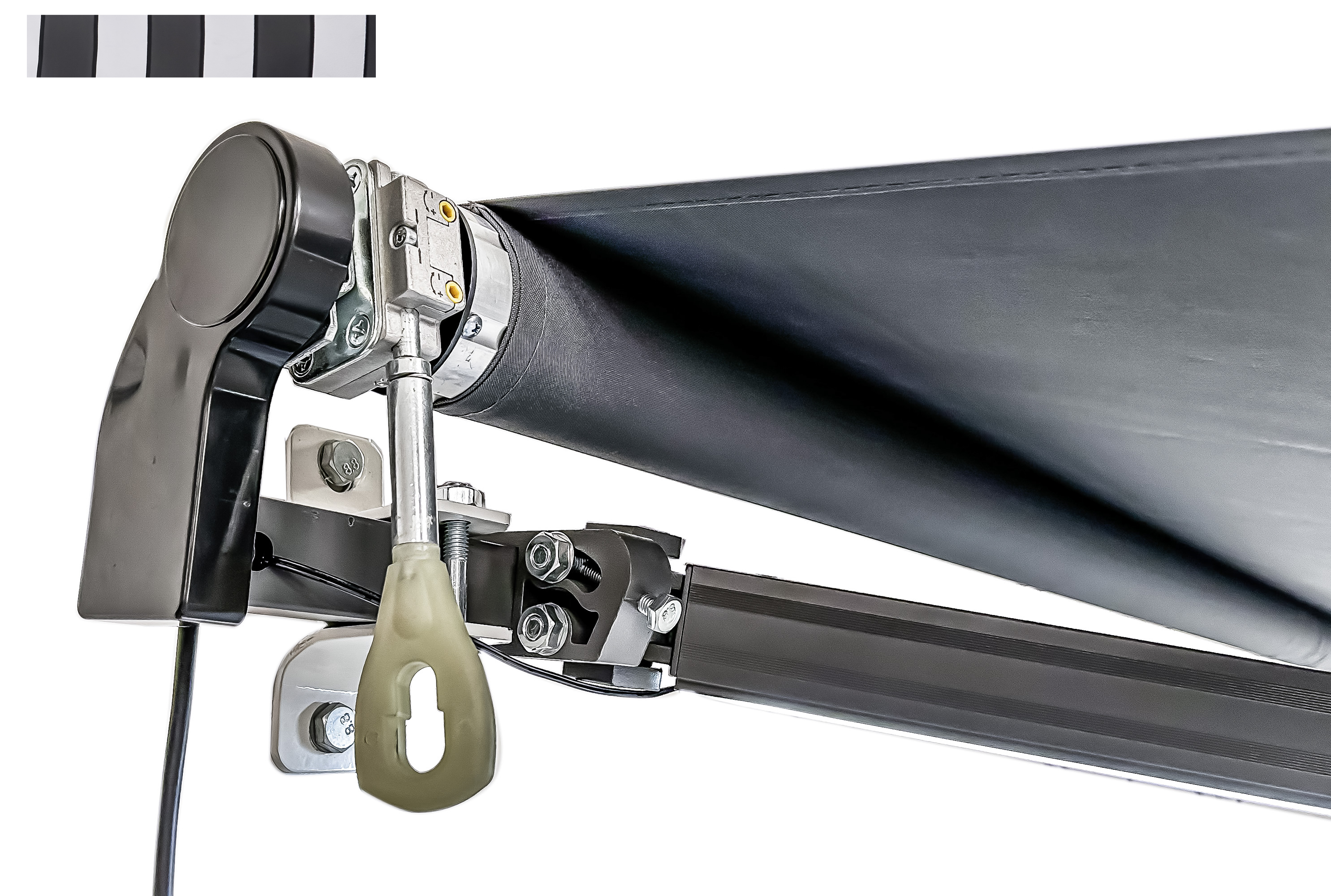 Gelenkarmmarkise mit Volant 295 x 200 cm