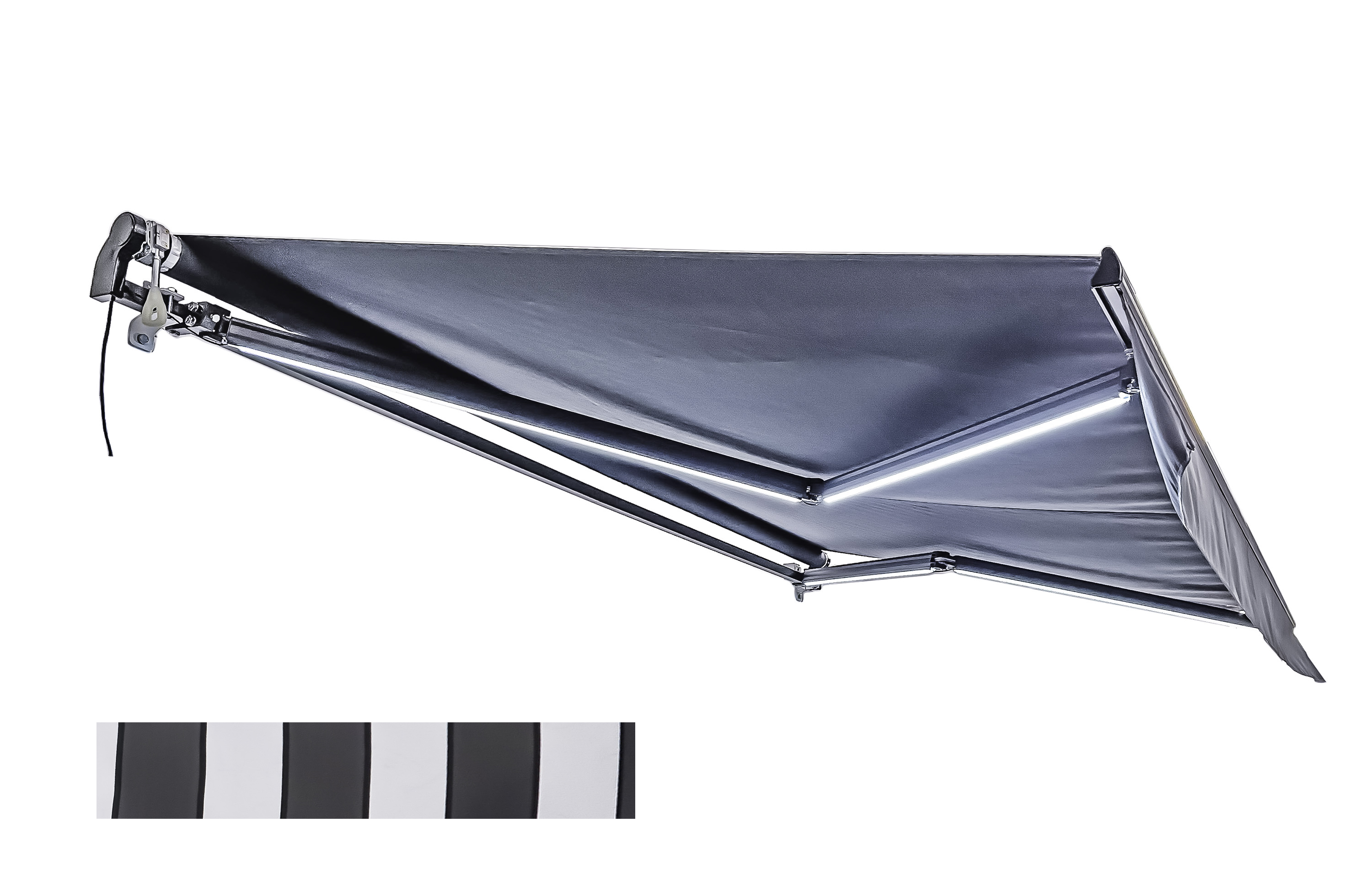 Gelenkarmmarkise mit Volant 295 x 200 cm