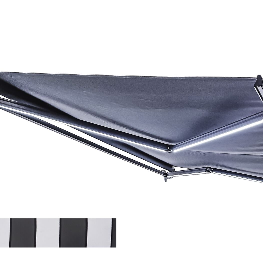 Gelenkarmmarkise mit Volant 395 x 250 cm