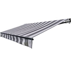 Gelenkarmmarkise mit Volant 395 x 250 cm