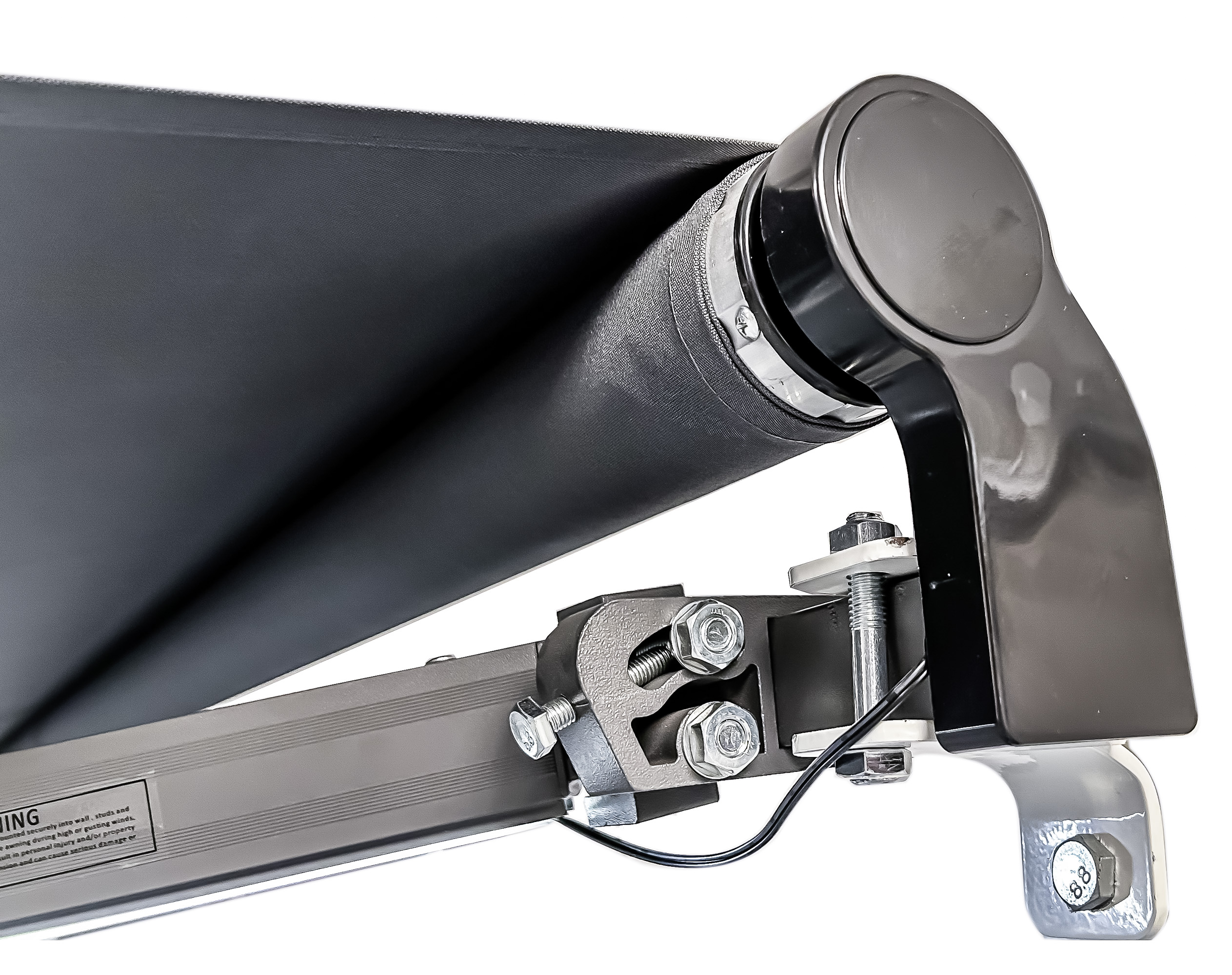 Gelenkarmmarkise mit Volant 495 x 300 cm