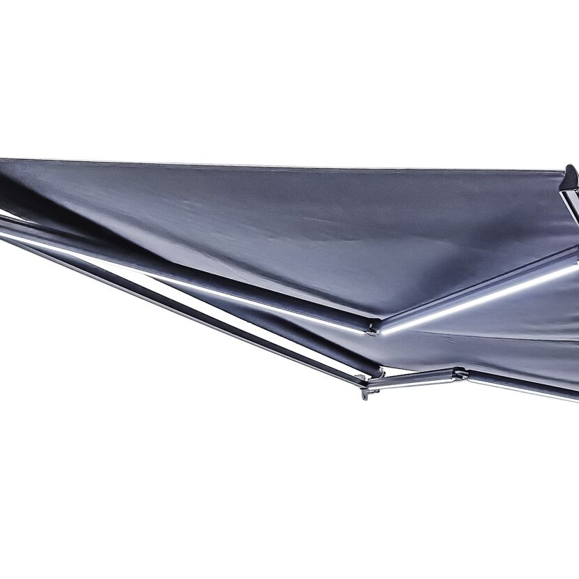 Gelenkarmmarkise mit Volant 495 x 300 cm