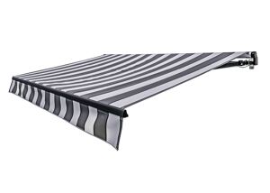 Gelenkarmmarkise mit Volant 495 x 300 cm