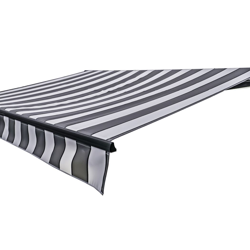 Gelenkarmmarkise mit Volant 495 x 300 cm