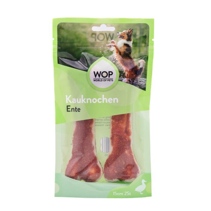 Hundesnack 'Kauknochen' Ente 15 cm 2 Stück