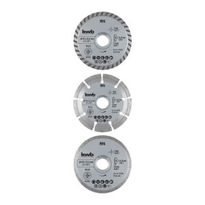 Diamant-Trennscheiben-Set 'Classic' für Stein und Fliesen Ø 125 x 1,2 mm 3-teilig