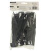 Schlauchhalter mit Erdspieß schwarz 15-teilig