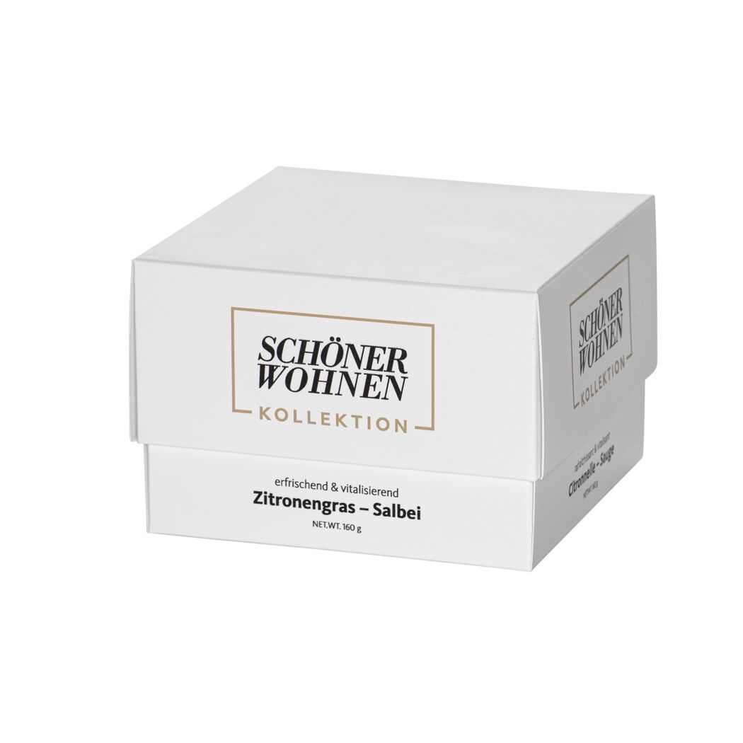 Schöner Wohnen Duftkerzenverpackung Zitronengras – Salbei.
