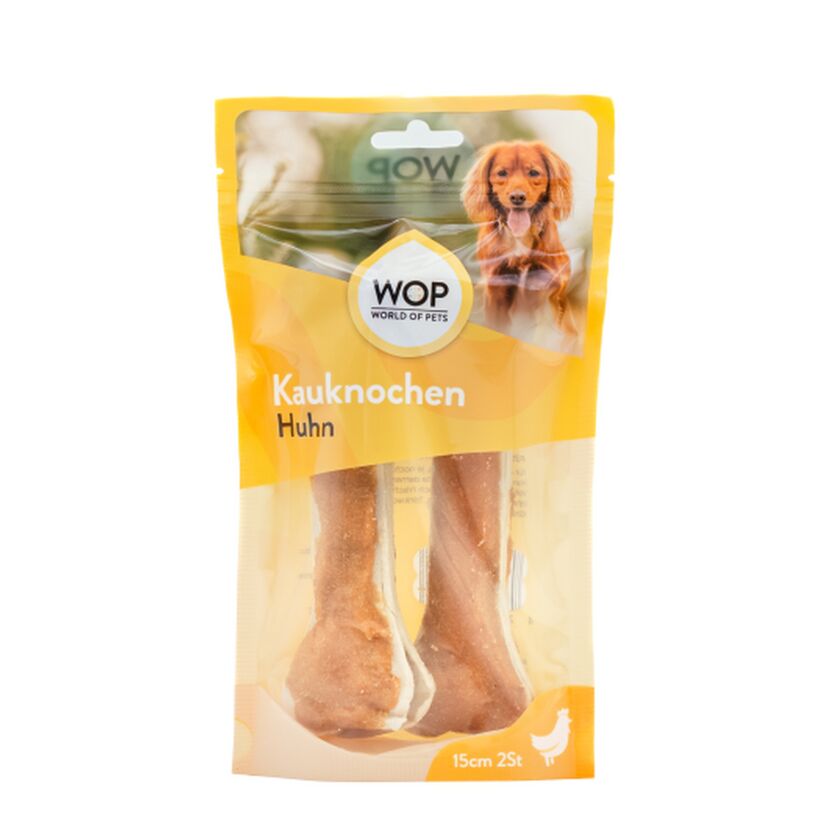 Hundesnack 'Kauknochen' Huhn 15 cm 2 Stück