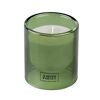 Grüne Duftkerze 'Basil S' im Glas von SCHÖNER WOHNEN.