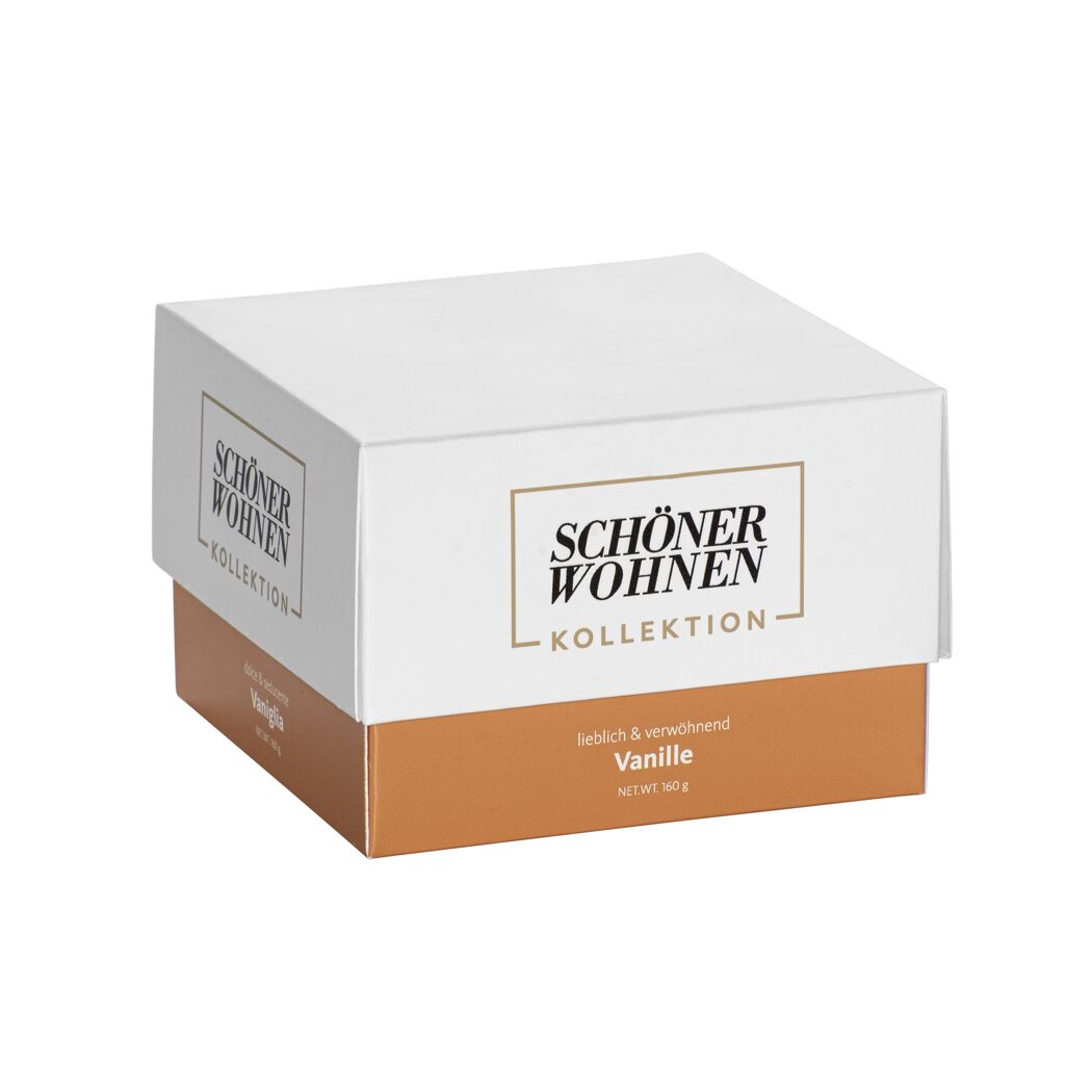 Verpackung der Schöner Wohnen Duftkerze Vanille