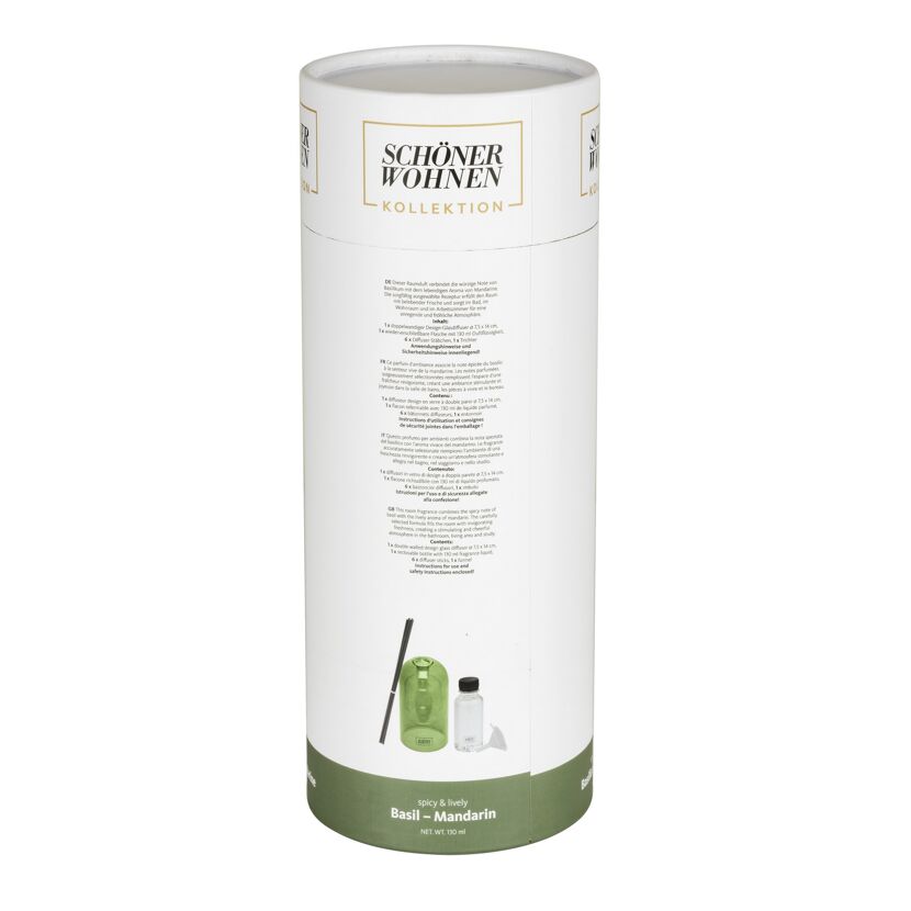 Raumduft Diffuser 'Basil' nachfüllbar 130 ml