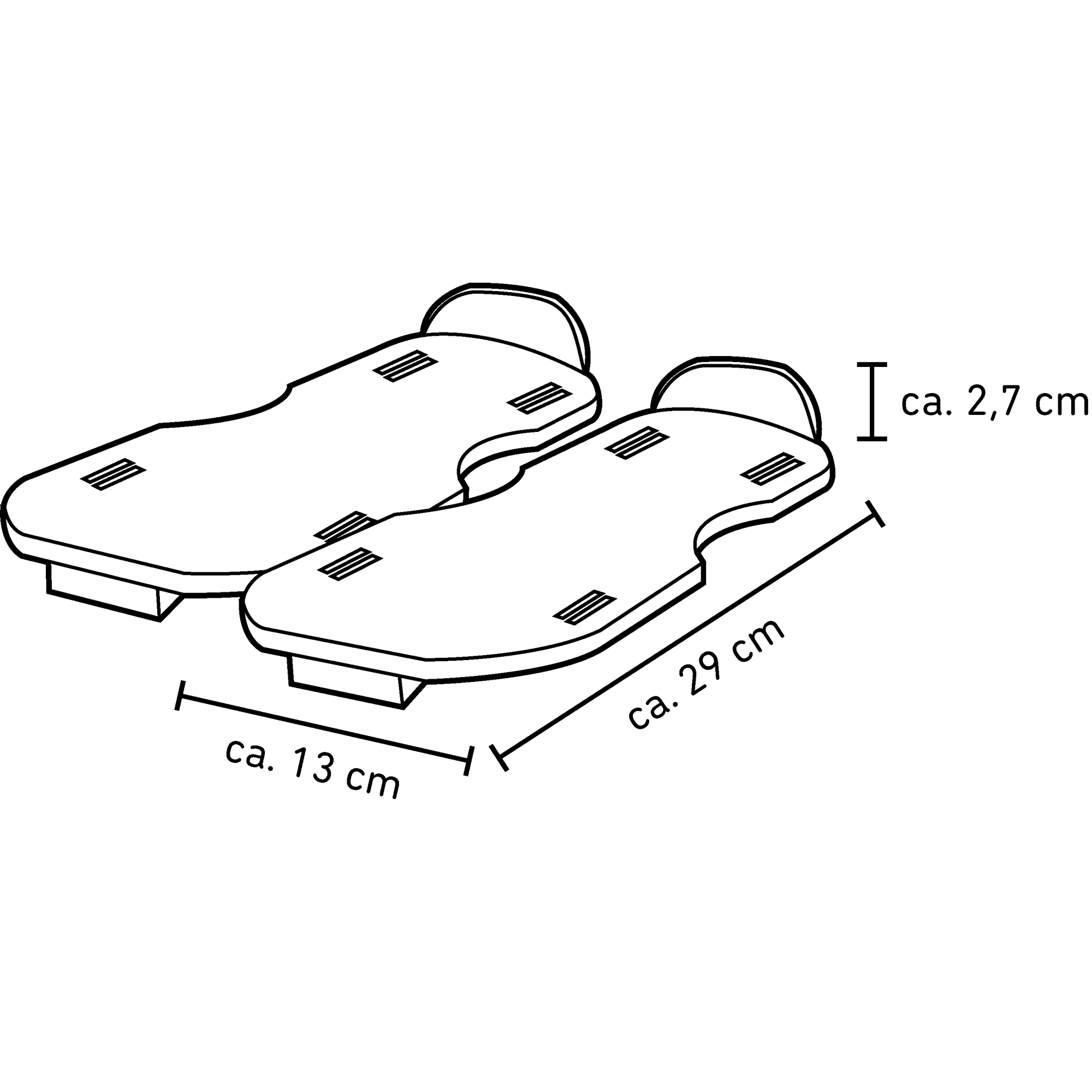 Rasenlüfterschuhe für Schuhgröße 37 bis 45