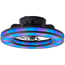 LED-Deckenleuchte 'Mondello' schwarz Ø 41,5 cm dimmbar