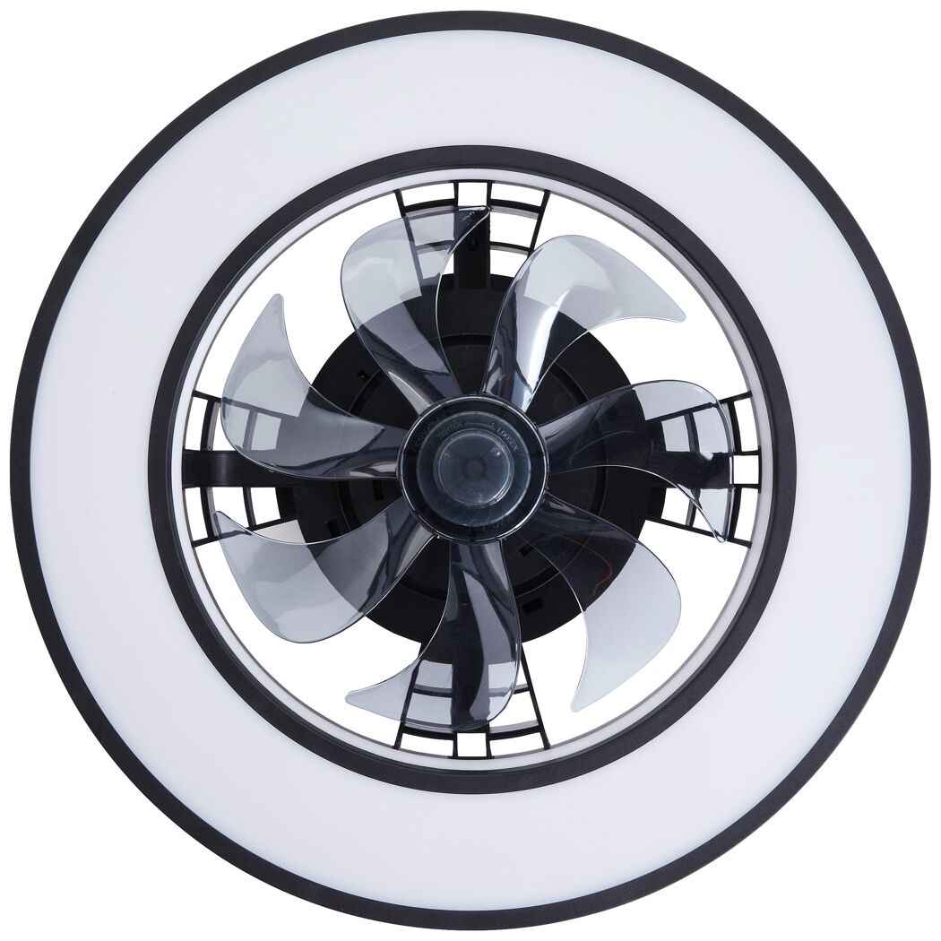 LED-Deckenventilator mit Beleuchtung 'Mondello' dimmbar 3100 lm warmweiß, Farbwechsler Ø 41,5 x 14,6 cm