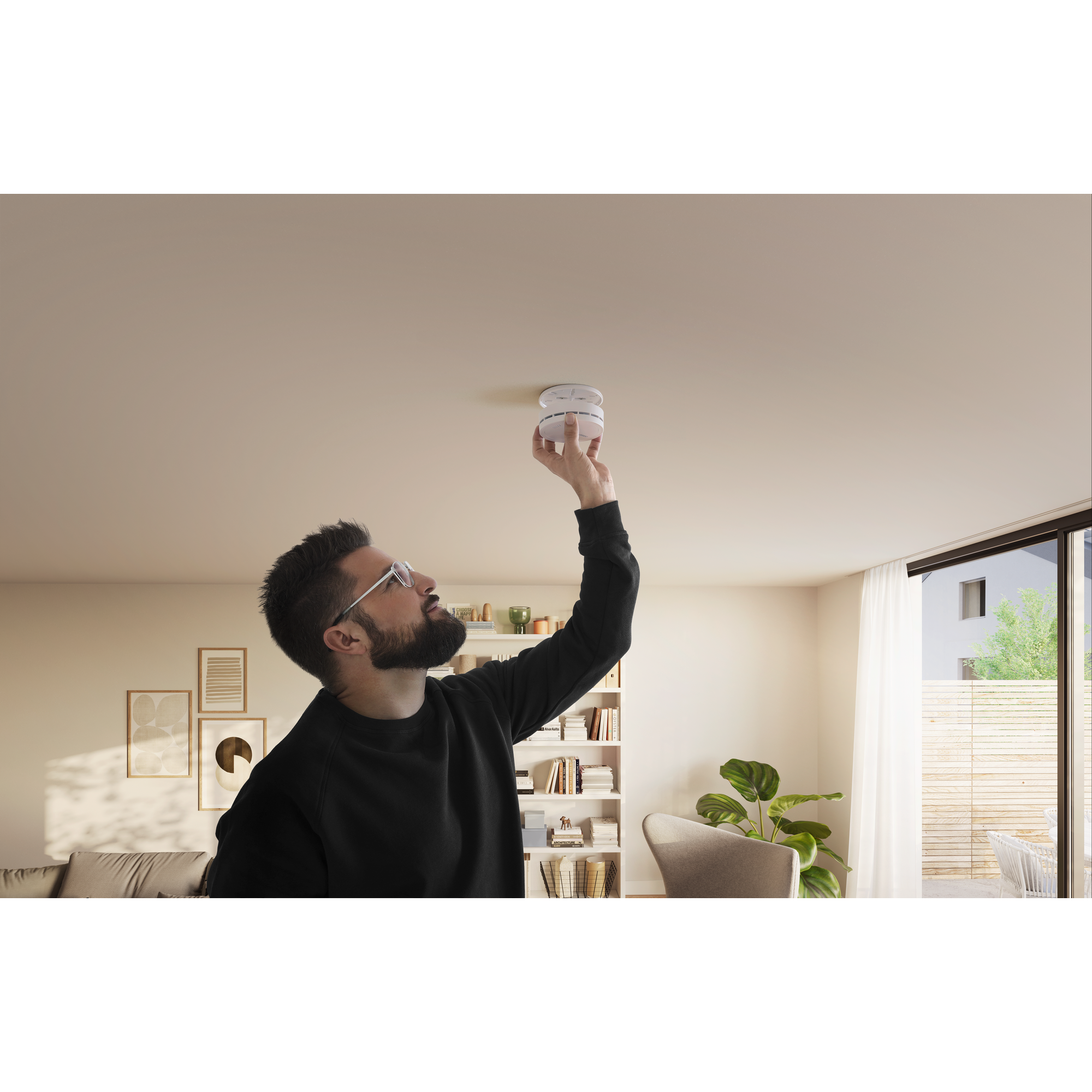 Rauchwarnmelder 'Prefira 10' mit 10-Jahresbatterie