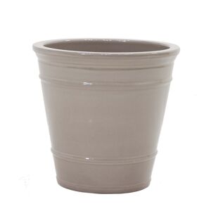 Pflanzgefäß 'Aalst' sandfarben Ø 28 x 27 cm