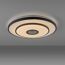 LED-Deckenleuchte 'Turanus' Ø 50 cm schwarz mit Sterneffekt