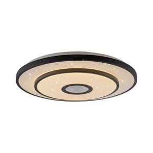 LED-Deckenleuchte 'Turanus' Ø 50 cm schwarz mit Sterneffekt