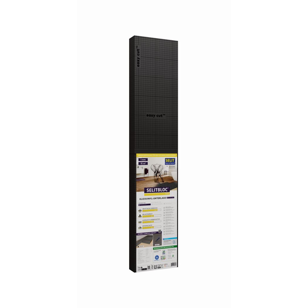 Vinyl- und Designbodenunterlage 'Selitbloc basic' 1 mm