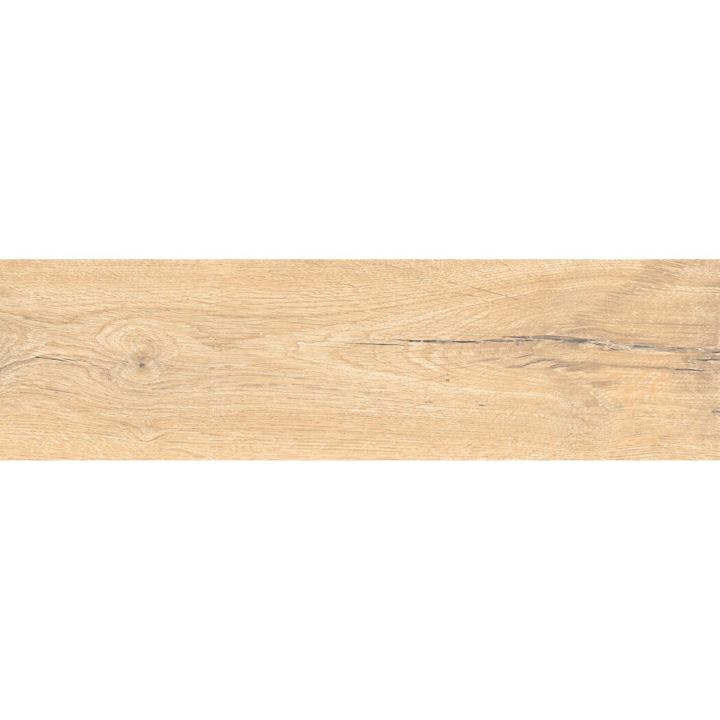 Bodenfliese 'Icon' beige 15 x 60 x 0,74 cm