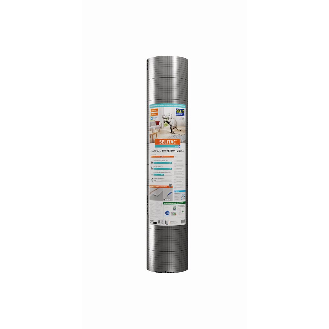 Laminat-/ Parkettunterlage 'SELITAC pro+' 2,2 mm, 1 x 10 m, 10 m²