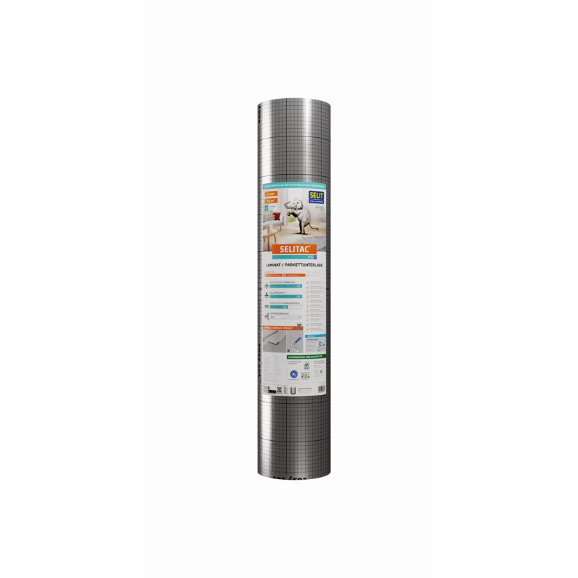 Laminat-/ Parkettunterlage 'SELITAC pro+' 2,2 mm, 1 x 10 m, 10 m²
