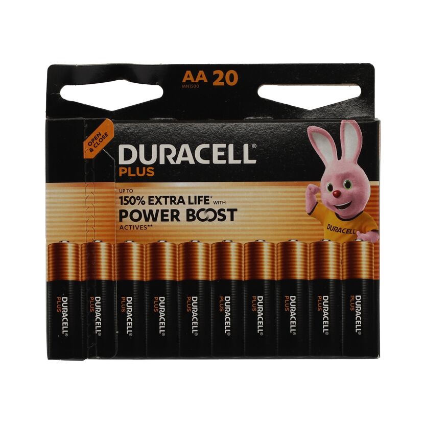 Batterie Plus Power 1,5 V AA LR6 20 Stück