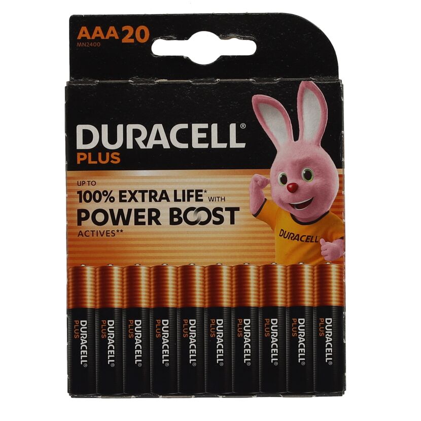 Batterie Plus Power 1,5 V AAA LR03 20 Stück