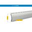 Rollladenprofil 'Maxi' 120 cm grau
