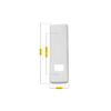 Abdeckplatte 'Flexo Maxi' weiß 10,5 - 16,0 cm
