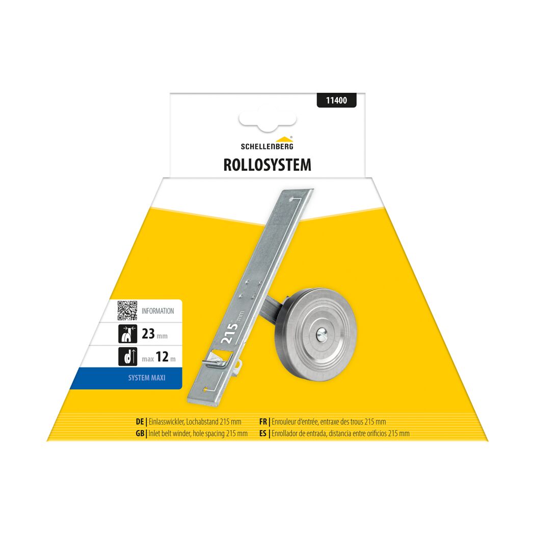 Einlasswickler 'Maxi' Lochabstand 21,5 cm