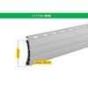 Rollladenprofil 'Mini' 100 cm grau