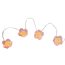 Solar Lichterkette 'Blumen' 20 LEDs rosa 190 cm