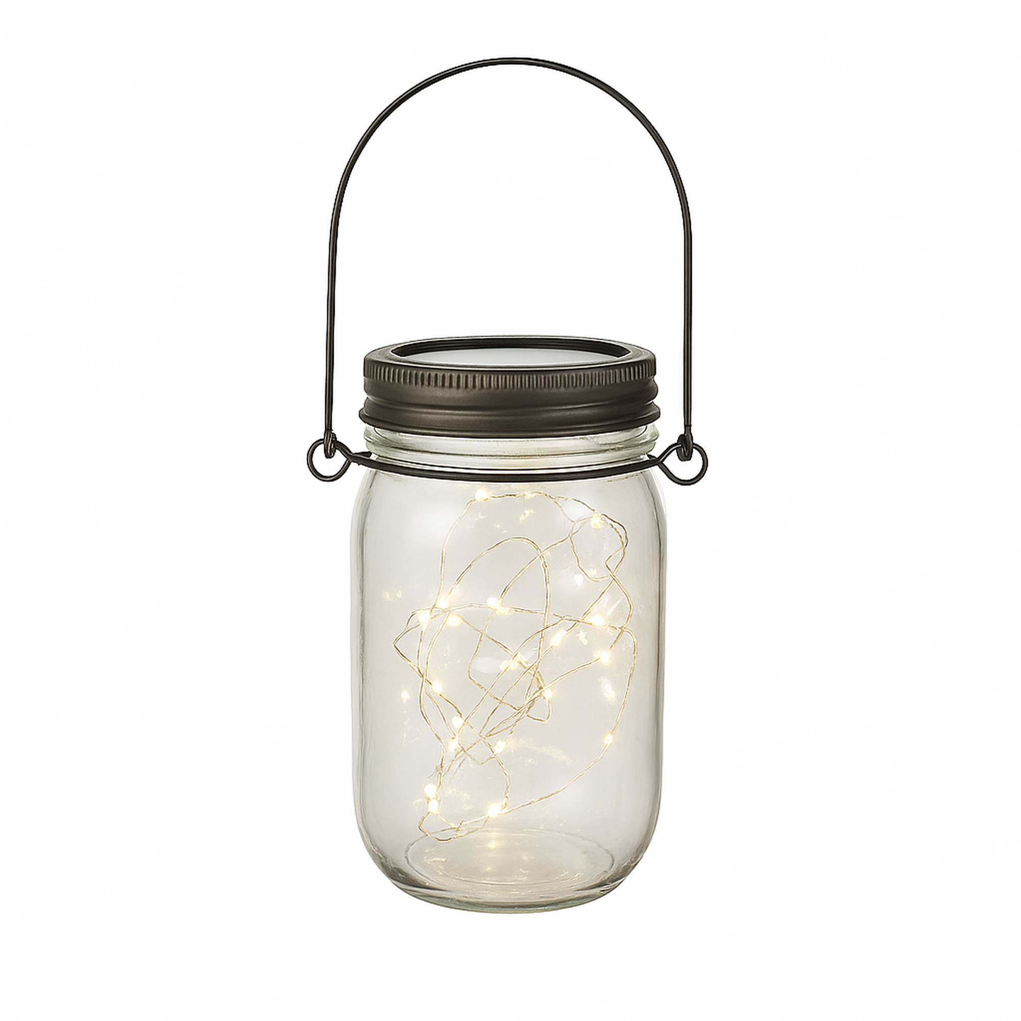 Solar-Dekolicht 'Glas' LED Ø 7,5 x 13 cm sortiert