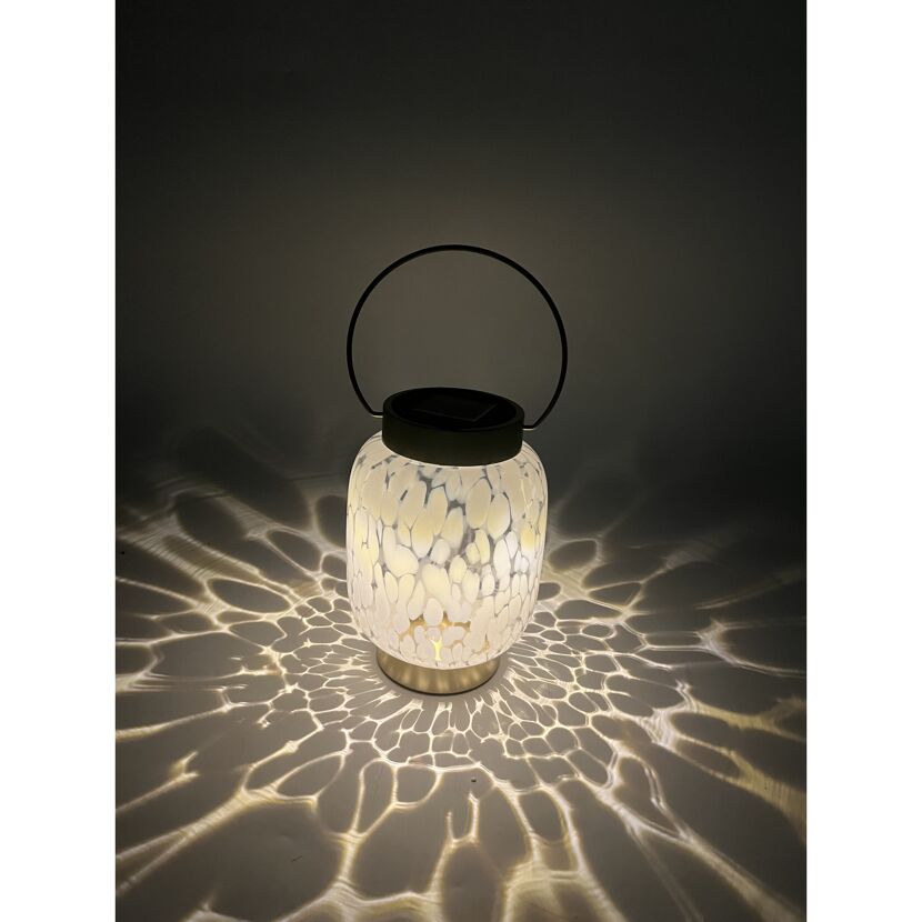Solar-Dekolicht Metall/Glas sortiert Ø 12,5 x 17,5 cm