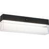 Solar-Außenwandleuchte 'Triest' mit Bewegungssensor 500 lm warmweiß, neutralweiß IP 54 30 x 9 cm