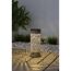 Solar-Dekolicht mit 2-in-1-Funktion beige 7 x 43,3 cm