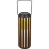 Solar-Außenstehlampe warmweiß IP 44 Ø 11 x 30 cm