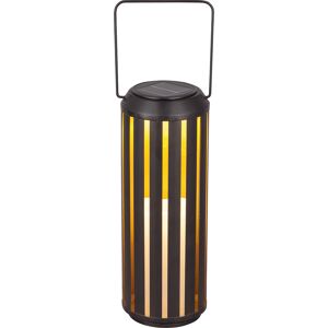 Solar Laterne Metall schwarz Ø 11 x 30 cm