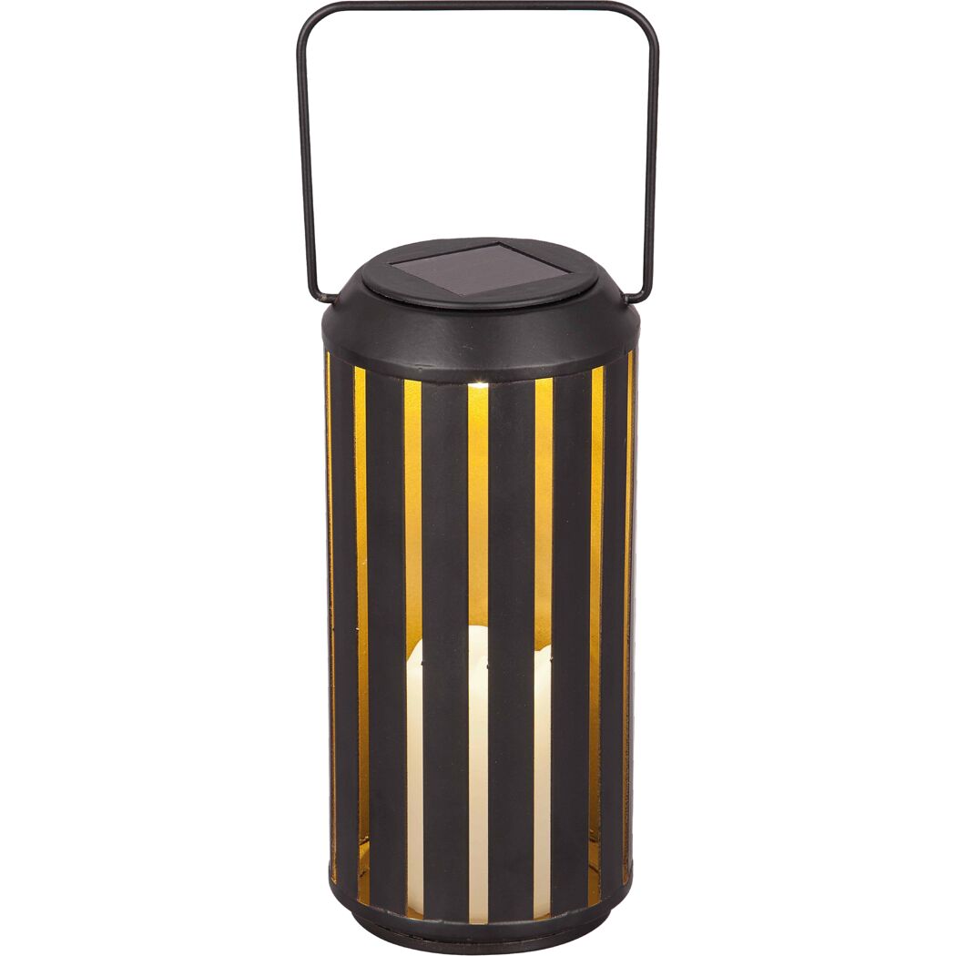 Solar-Außenstehlampe warmweiß IP 44 Ø 9,5 x 20 cm