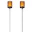 Solar-Spießlampenset warmweiß IP 44 Ø 6,2 x 55 cm 2 Stück
