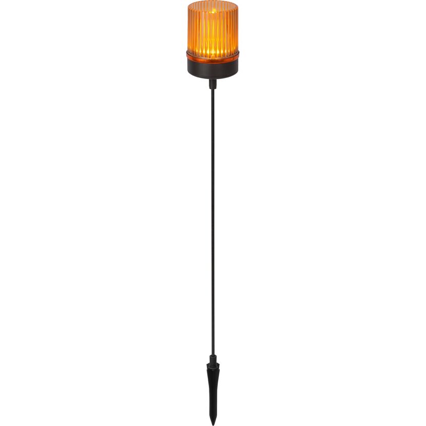 Solar Dekolicht 'Amber' gold Ø 6,2 x 55 cm, 2 Stück
