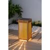 Solar-Außenstehlampe warmweiß IP 44 12 x 24 x 12 cm