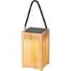 Solar-Außenstehlampe warmweiß IP 44 10,3 x 18 x 10,3 cm