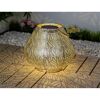 Solar-Außenstehlampe warmweiß IP 44 Ø 28,5 x 24,5 cm