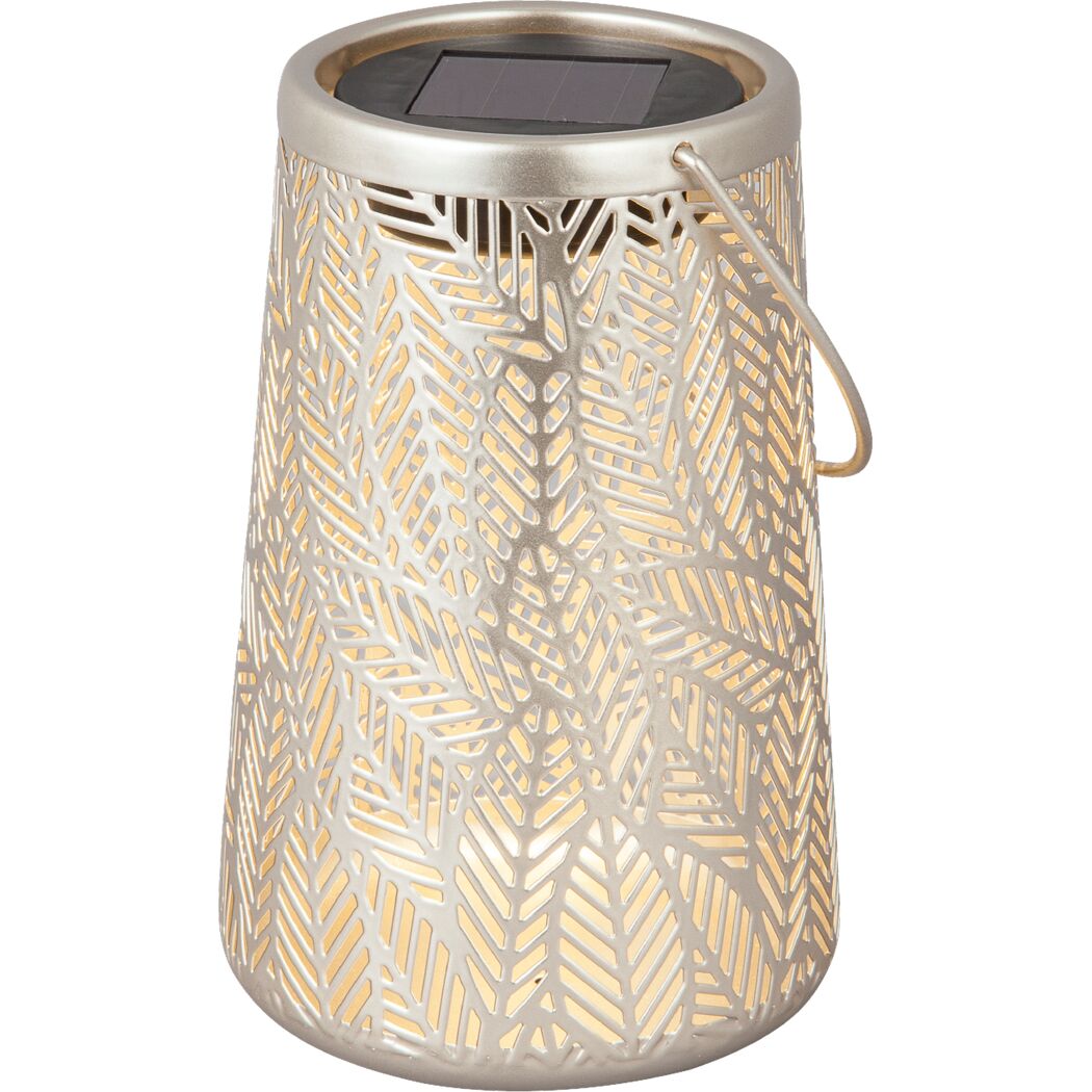 Solar-Außenstehlampe warmweiß IP 44 Ø 11 x 18 cm